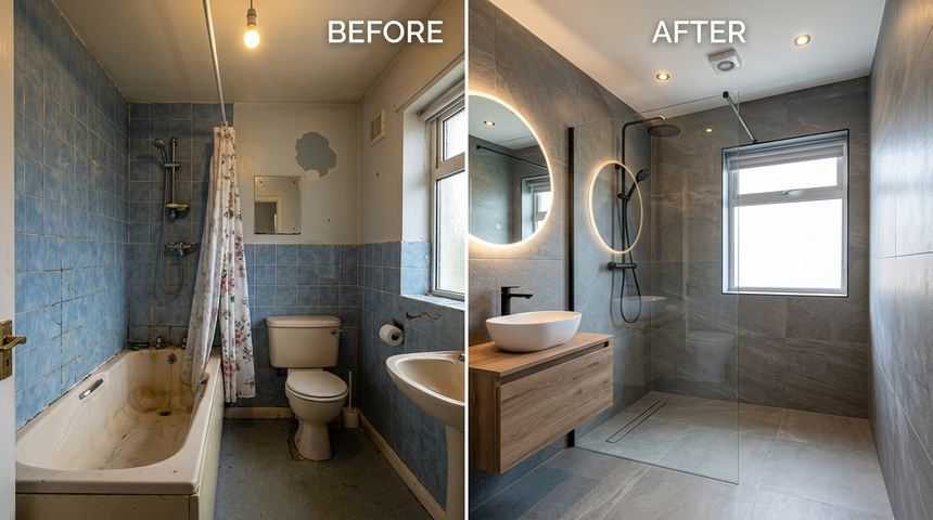 Before & After Property Maintenance & Refurbishment Portfolio - Pentony Property Maintenance Santry Dublin 9