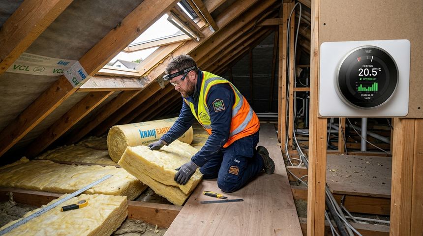 BER Energy Upgrades & Attic Insulation - Pentony Property Maintenance Dublin